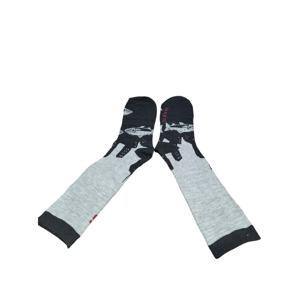 THE GODFATHER He Sleeps With The Fishes Novelty Socks one‎ size